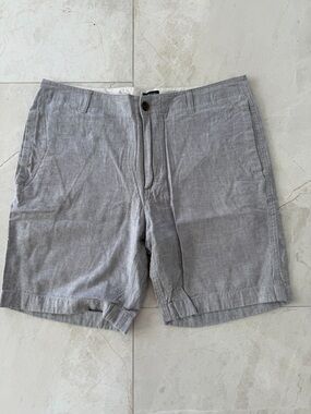 J. Crew Light Gray Flat Front Men's Shorts
